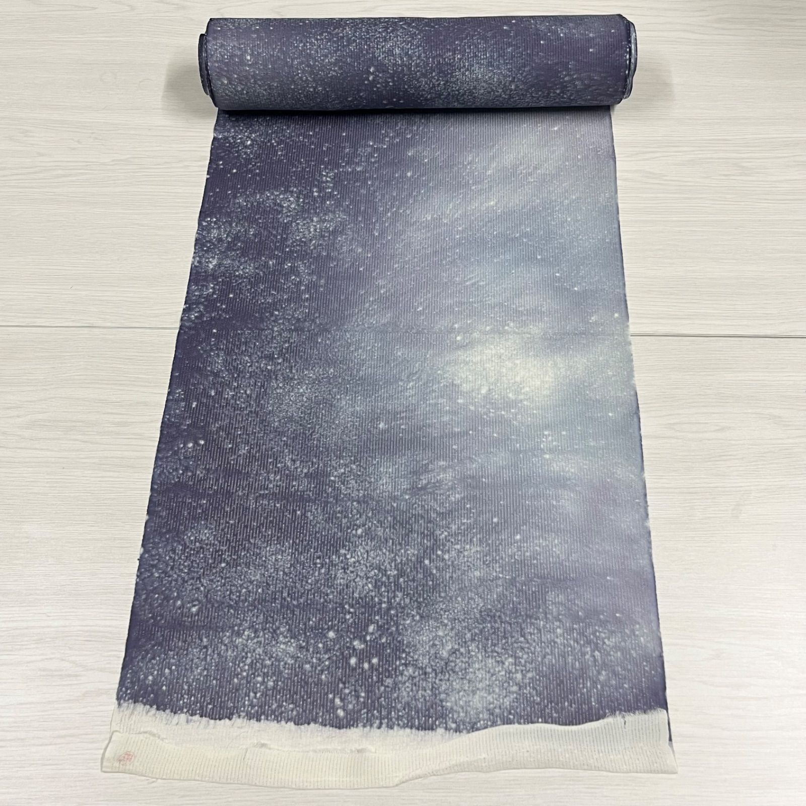 【未使用品】　美品　匿名配送　反物　夏着物　小紋　絽小紋　未仕立て　青系　反物夏5