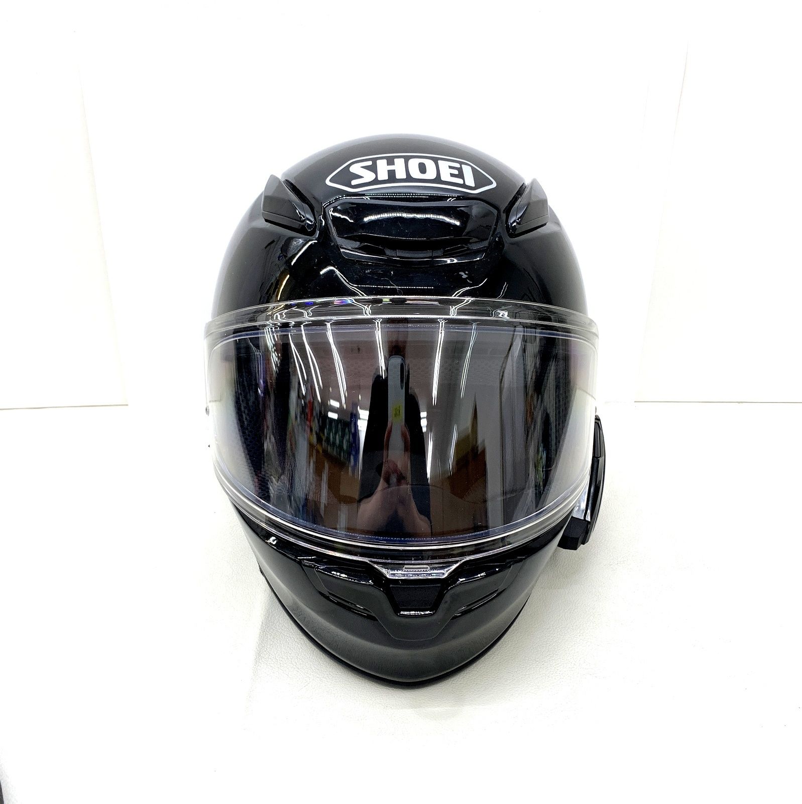 SHOEI ショウエイ Z-8 ブラック Mサイズ フルフェイス ヘルメット B+COMインカム付 シールド付属 バイク バイク用品★ TA149