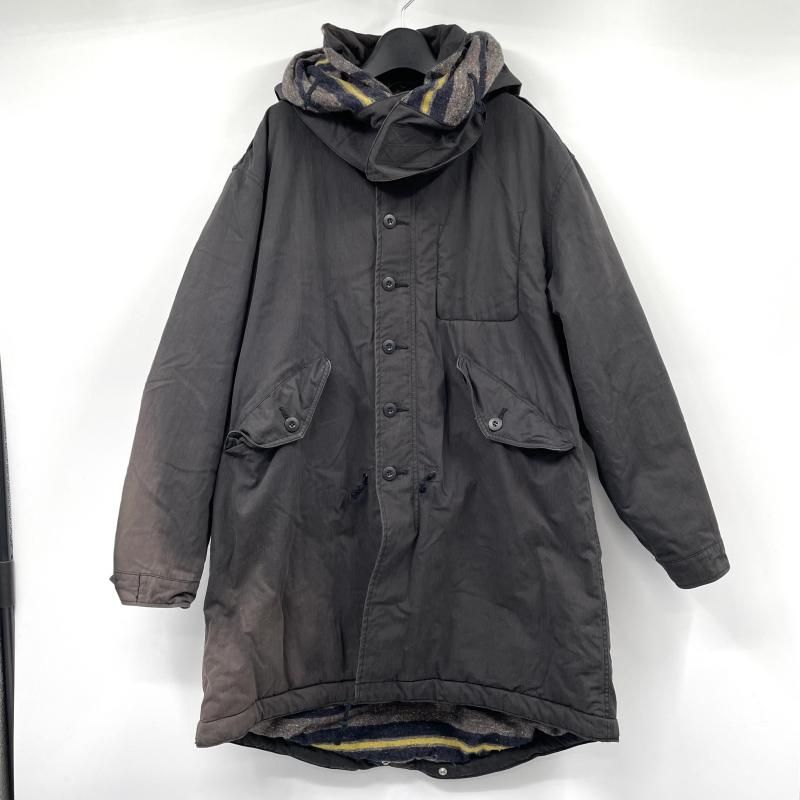【中古】NEIGHBERHOOD 16AW H-51/CN-COAT サイズLARGE REGULAR 162SPNH-JKM05 ブラック コート ネイバーフッド[17]
