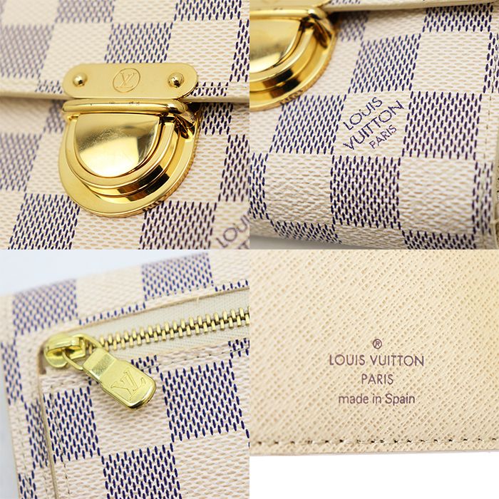 ルイ・ヴィトン ダミエ アズール コアラ 財布 極美品】LOUIS VUITTON ルイ・ヴィトン ポルトフォイユ コアラ 三