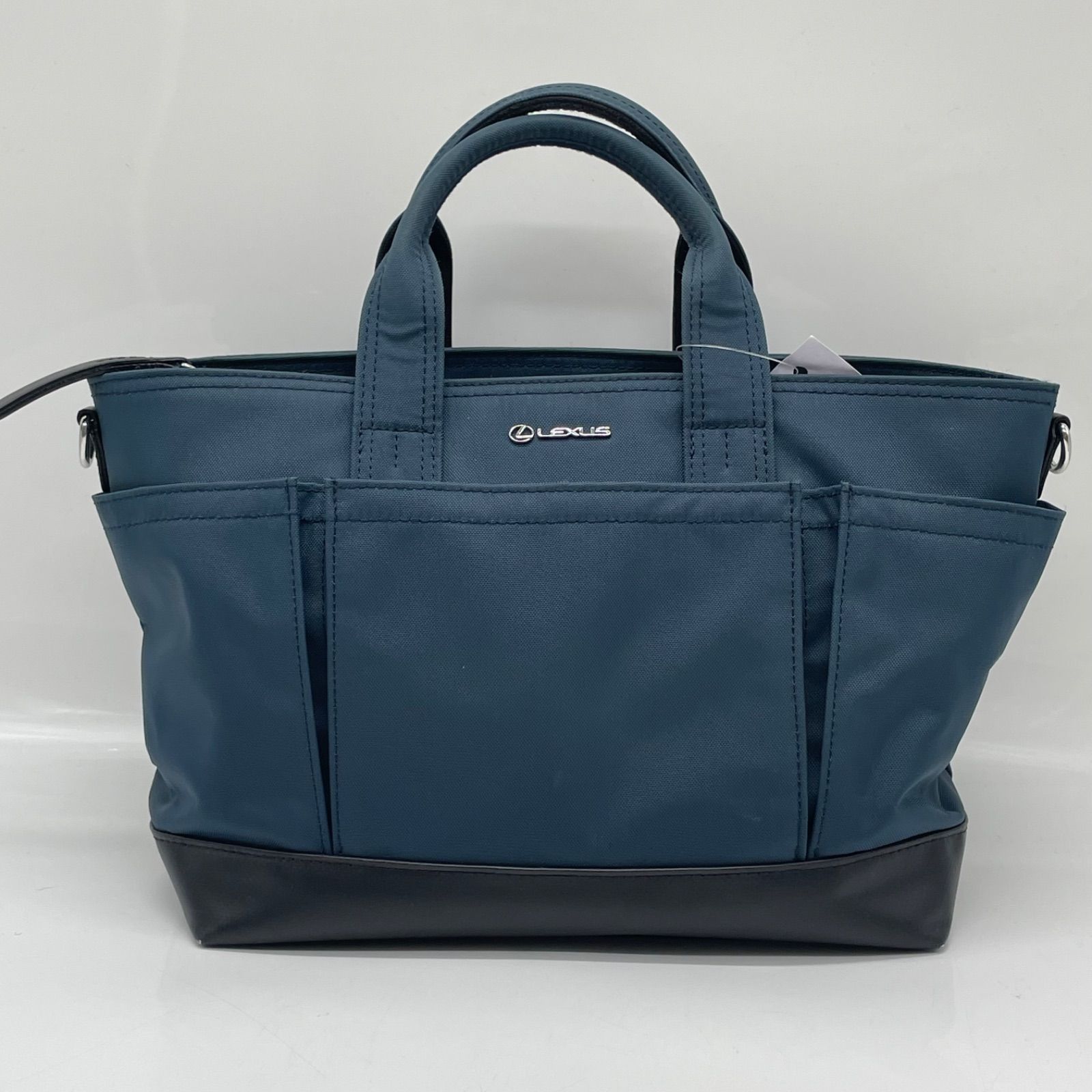 BN8747□レクサス ラウンドバッグ カートバッグ ネイビー系 - メルカリ