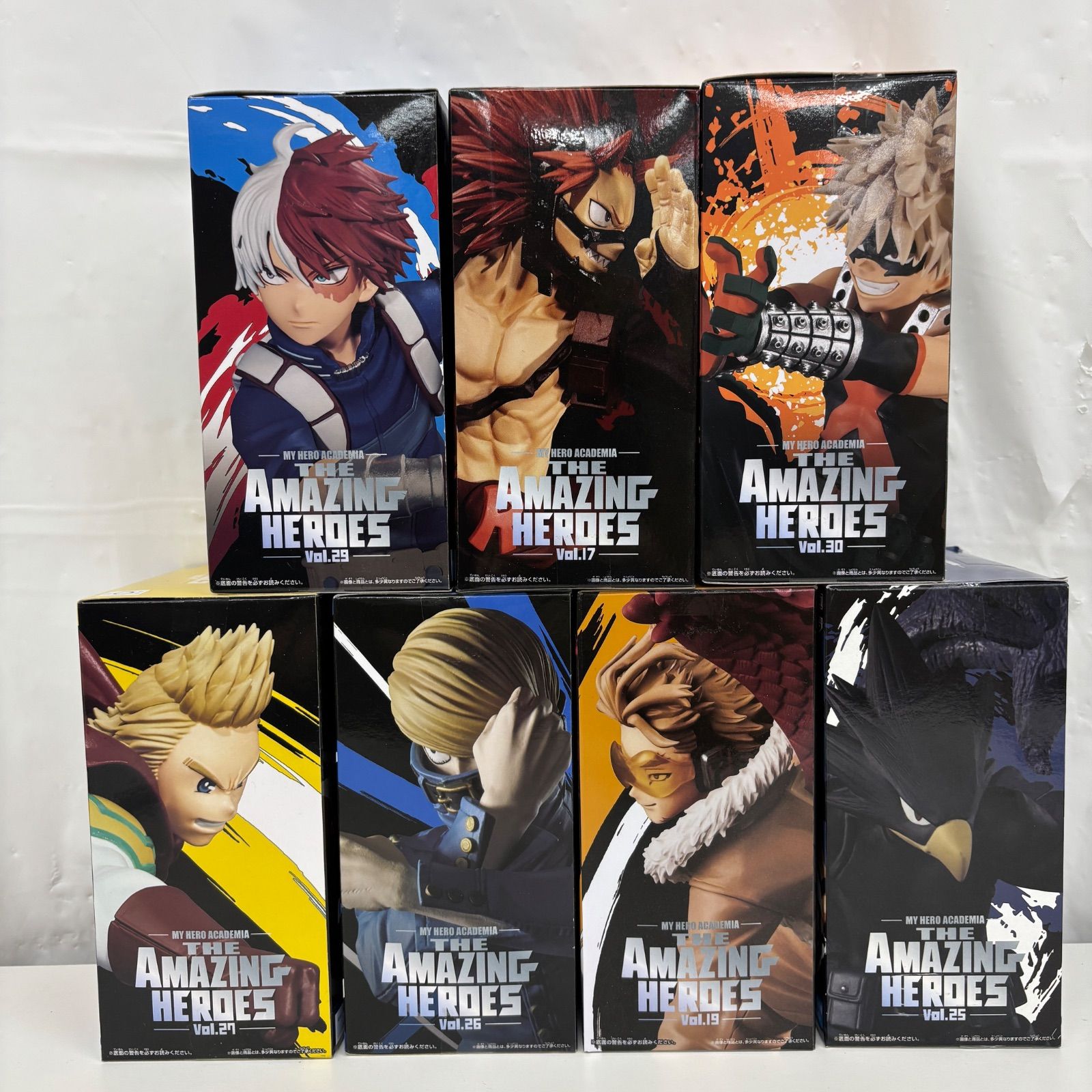 未開封 僕のヒーローアカデミア THE AMAZING HEROES フィギュア 7個 