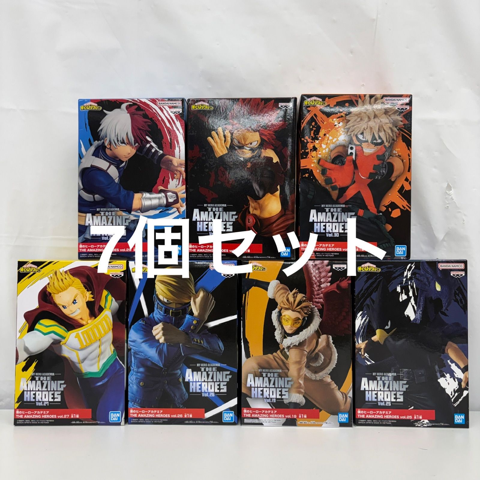 未開封 僕のヒーローアカデミア THE AMAZING HEROES フィギュア 7個 