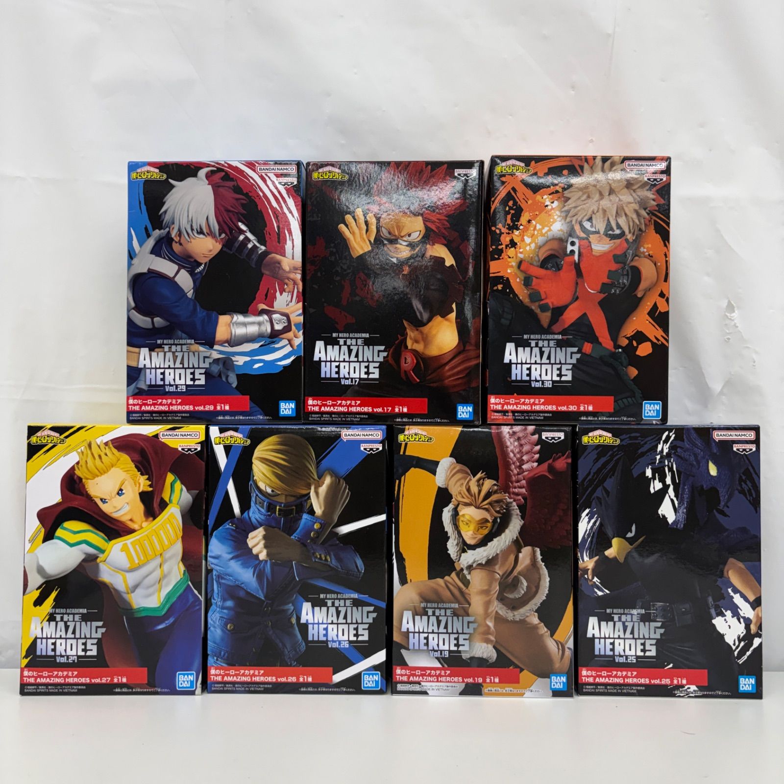 未開封 僕のヒーローアカデミア THE AMAZING HEROES フィギュア 7個 
