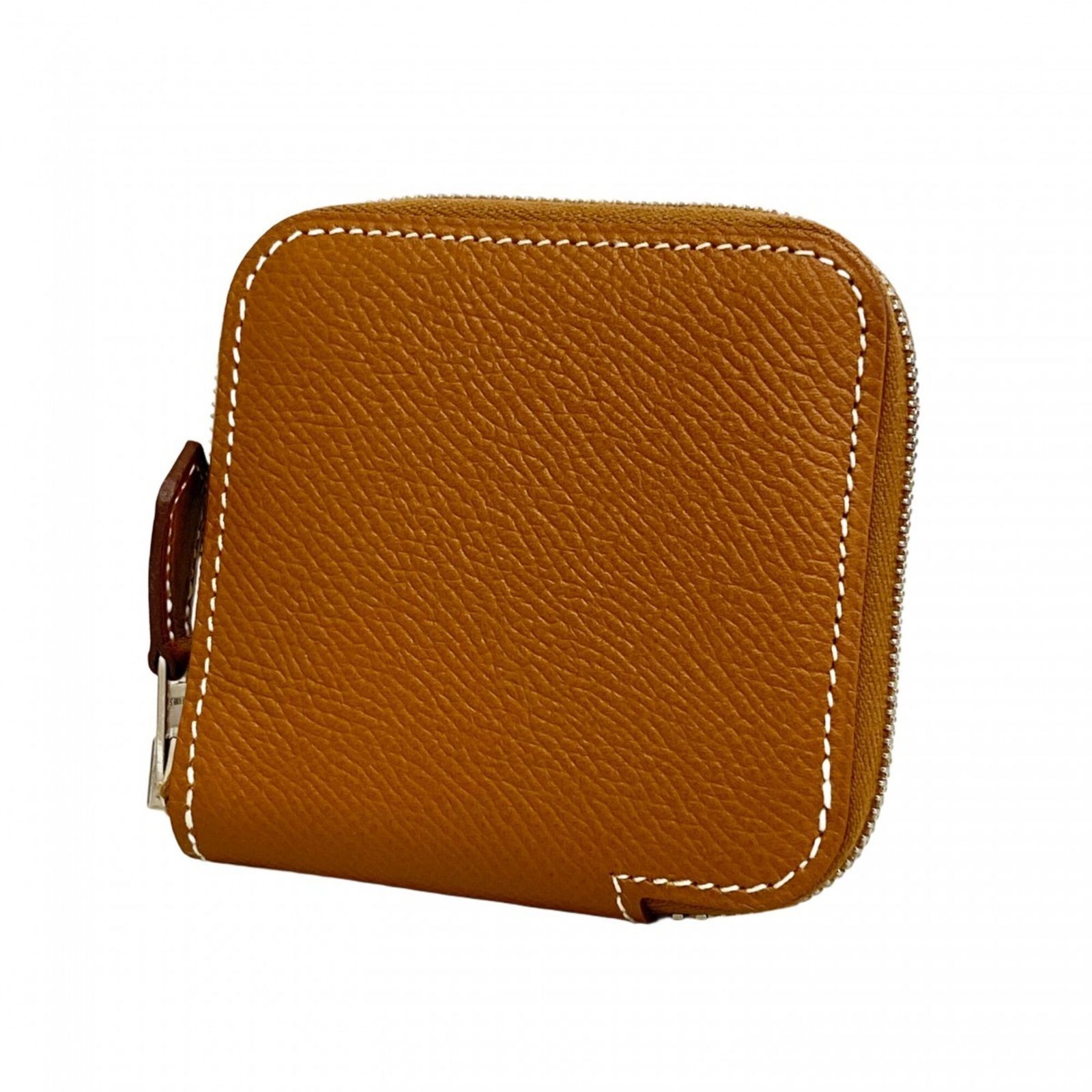 エルメス(Hermes) エルメス 財布・コインケース アザップロングシルクインコンパクトミニ ヴォーエプソン ゴールド C刻印メンズ レディース