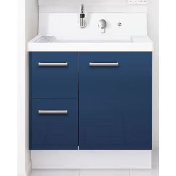 LIXIL INAX 洗面化粧台 750 K1H5-755SY/B12H 水栓付 SF-WX397SY-MB 新品未開封　※北海道・沖縄・離島送料追加あり
