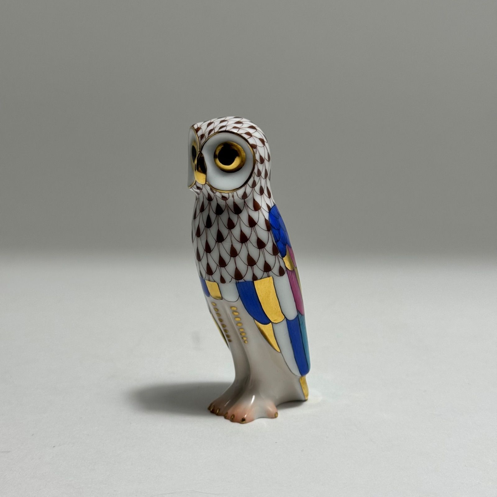 Herend Club Owl 世界のふくろう ヘレンド ヘレンド「世界のふくろう