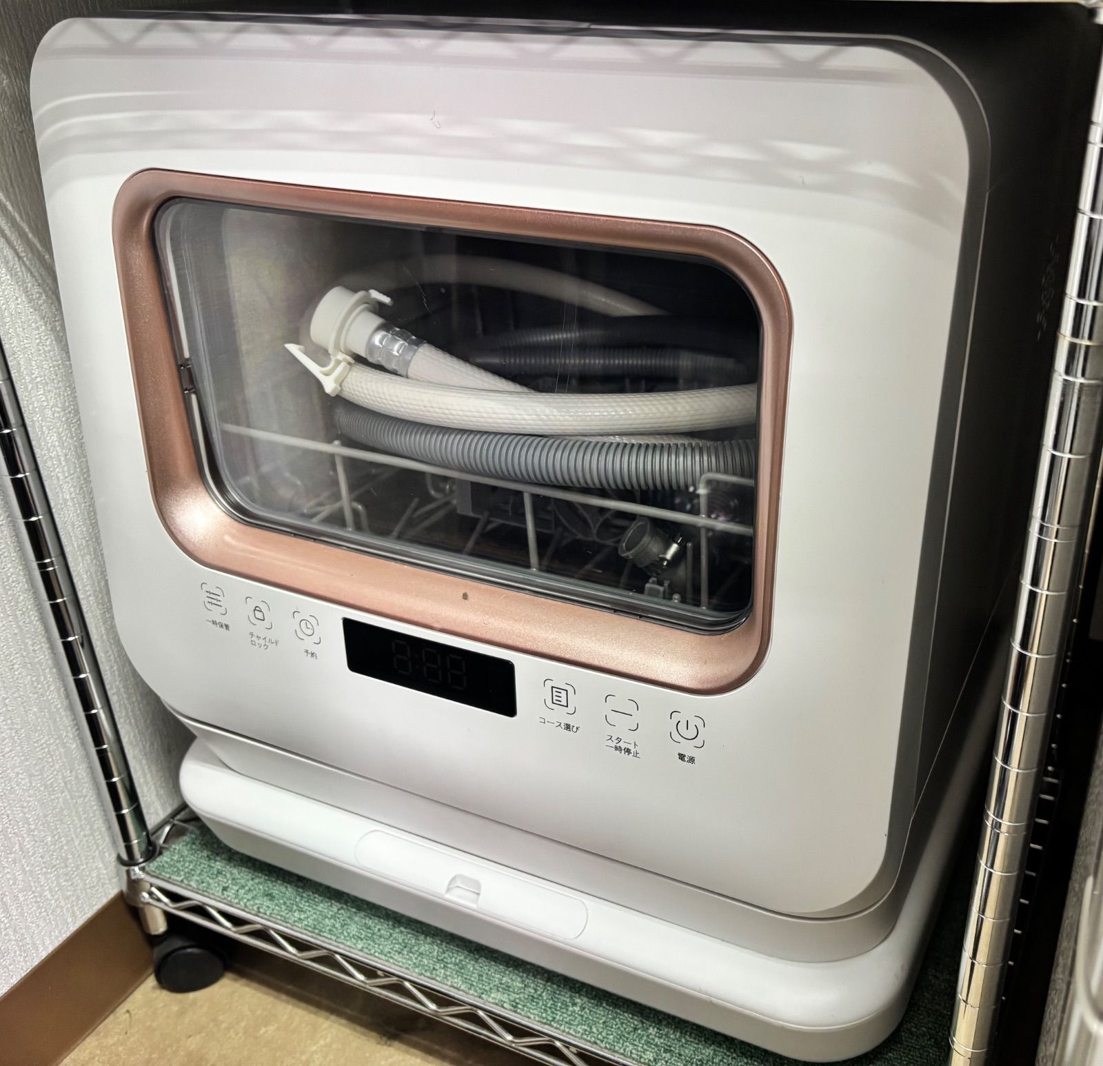 ◇MAXZEN 食洗機 コンパクト 食器洗い乾燥機 2021年製 JDWO3BS01