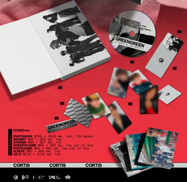 新品・未開封】CORTIS ALBUM GREENGREEN コルティス アルバム 公式 2nd