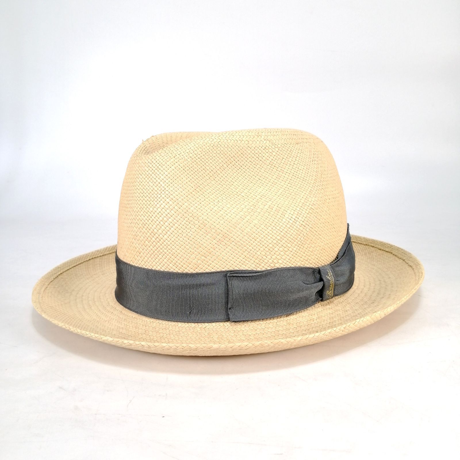 パナマハット：ボルサリーノストローハット Borsalino ボルサリーノ 