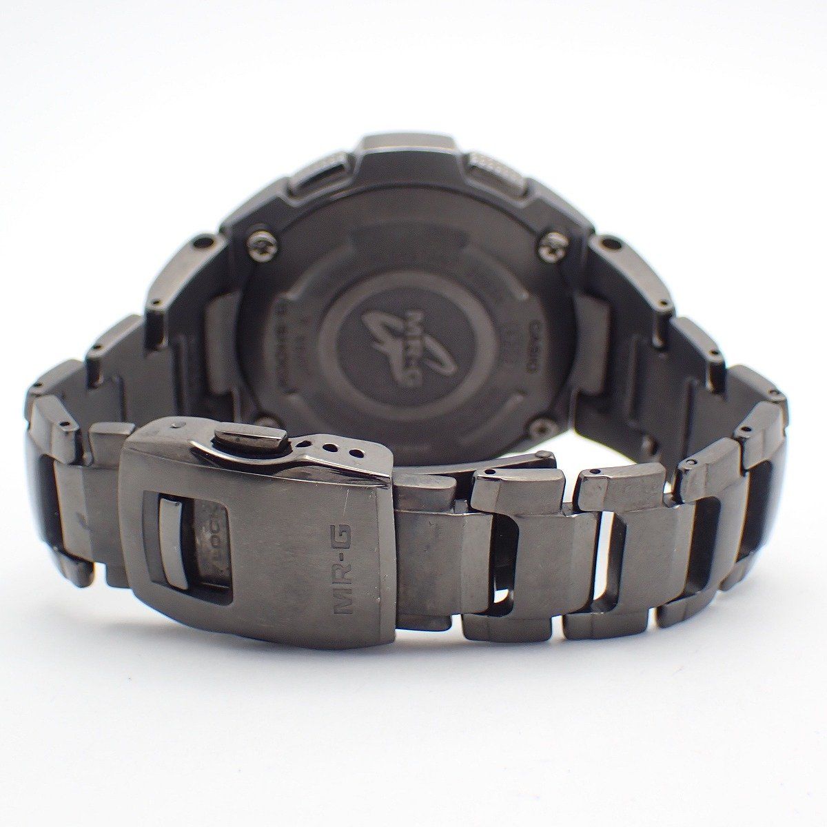 カシオ G-SHOCK MR-G ソーラー電波 フルメタルクロノグラフ チタン 