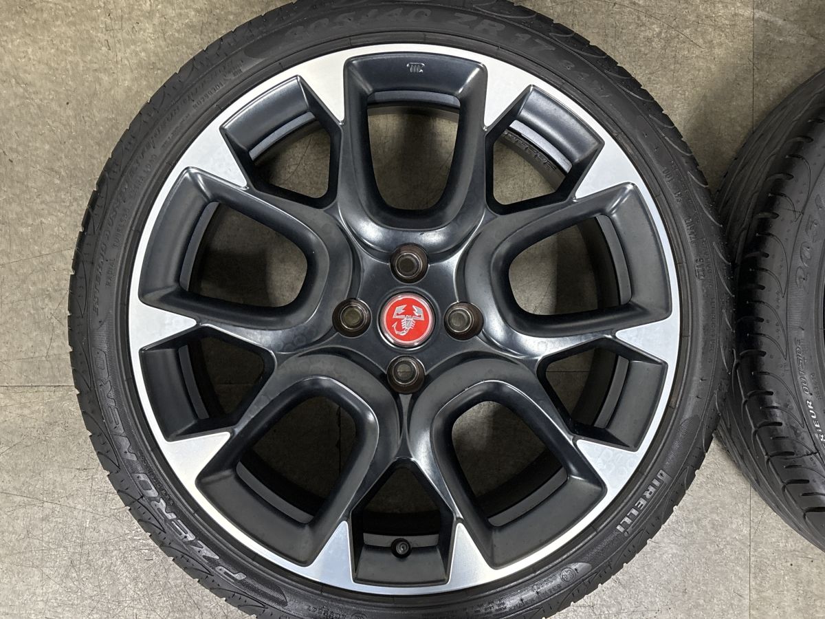 アバルト 595 コンペティツィオーネ 17in 7J +38 PCD98 正規品】アバルト ABARTH 595 コンペティツィオーネ 純正 17in 7J +38