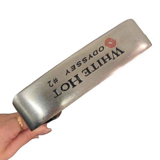 【中古】 オデッセイ WHITE HOT #2 33インチ パター PT スチール (フレックスその他) メンズ 男性用 右利き 右用 Cランク ゴルフクラブ