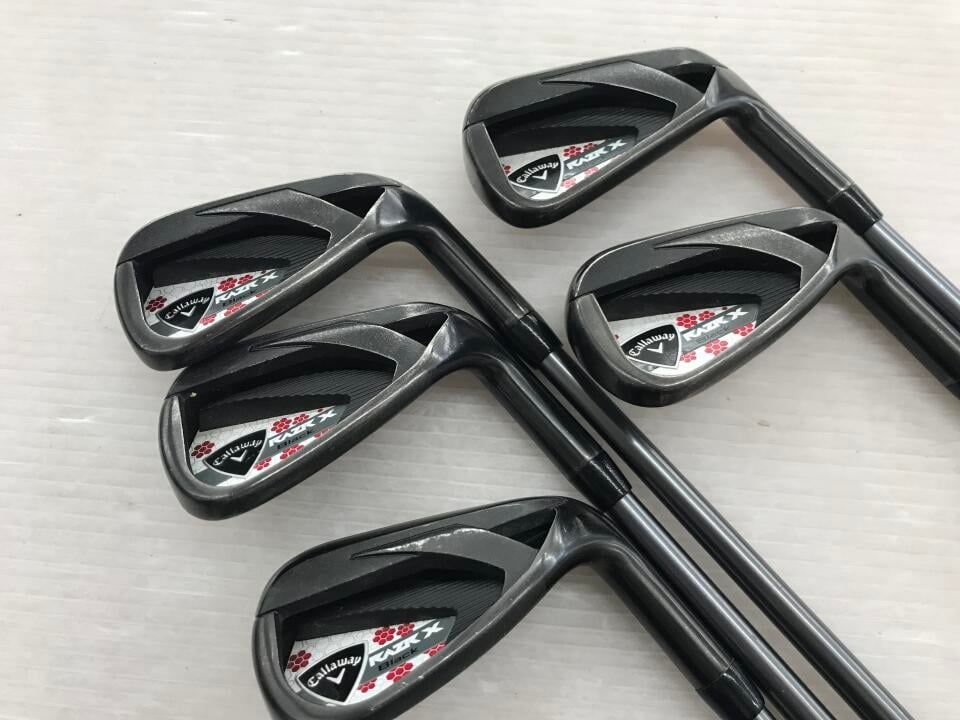 Callaway RAZR X BLACK アイアンセット 5I〜P 6本 ゴルフ Callaway