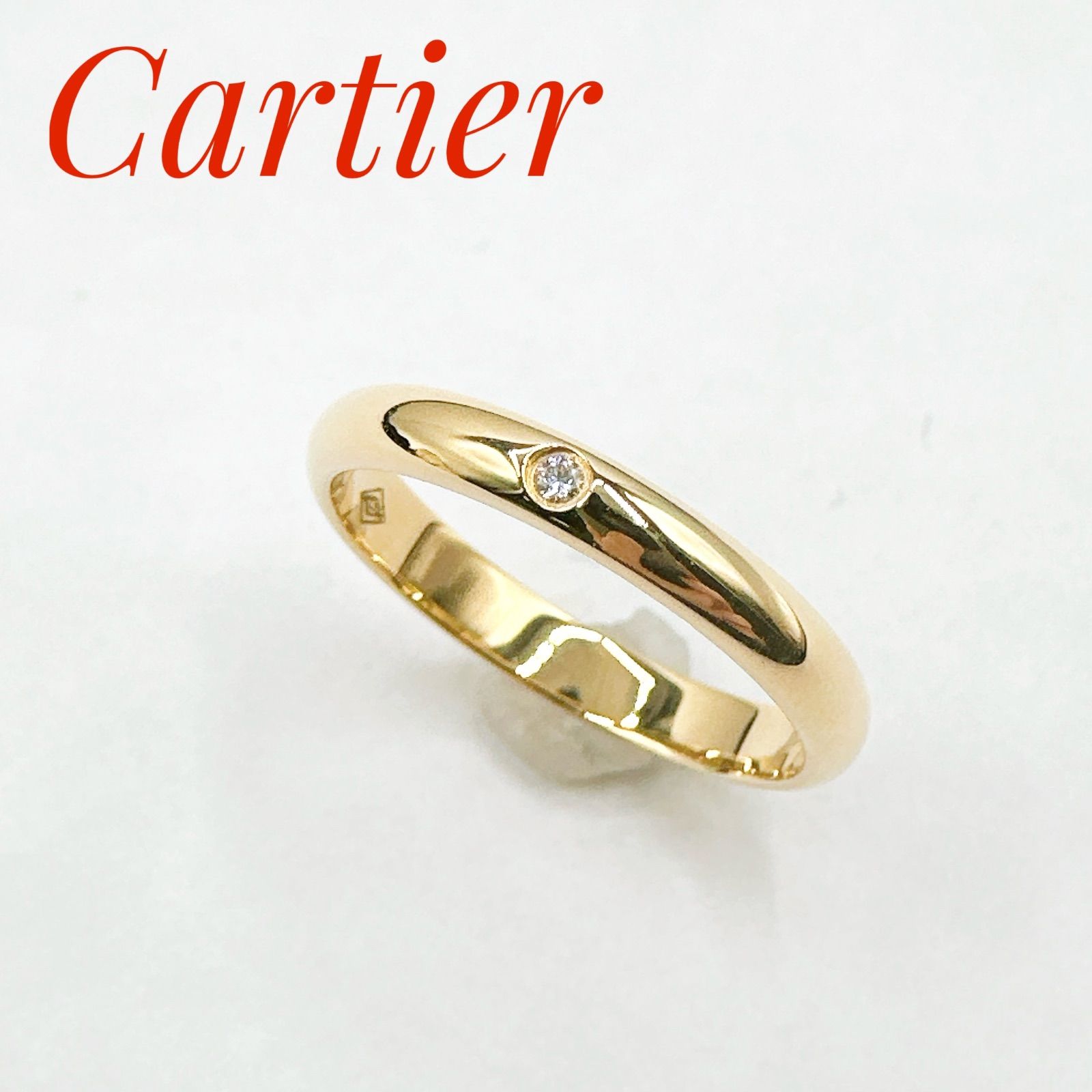 美品🌻Cartier ウェディングバンド ダイヤモンド イエローゴールド