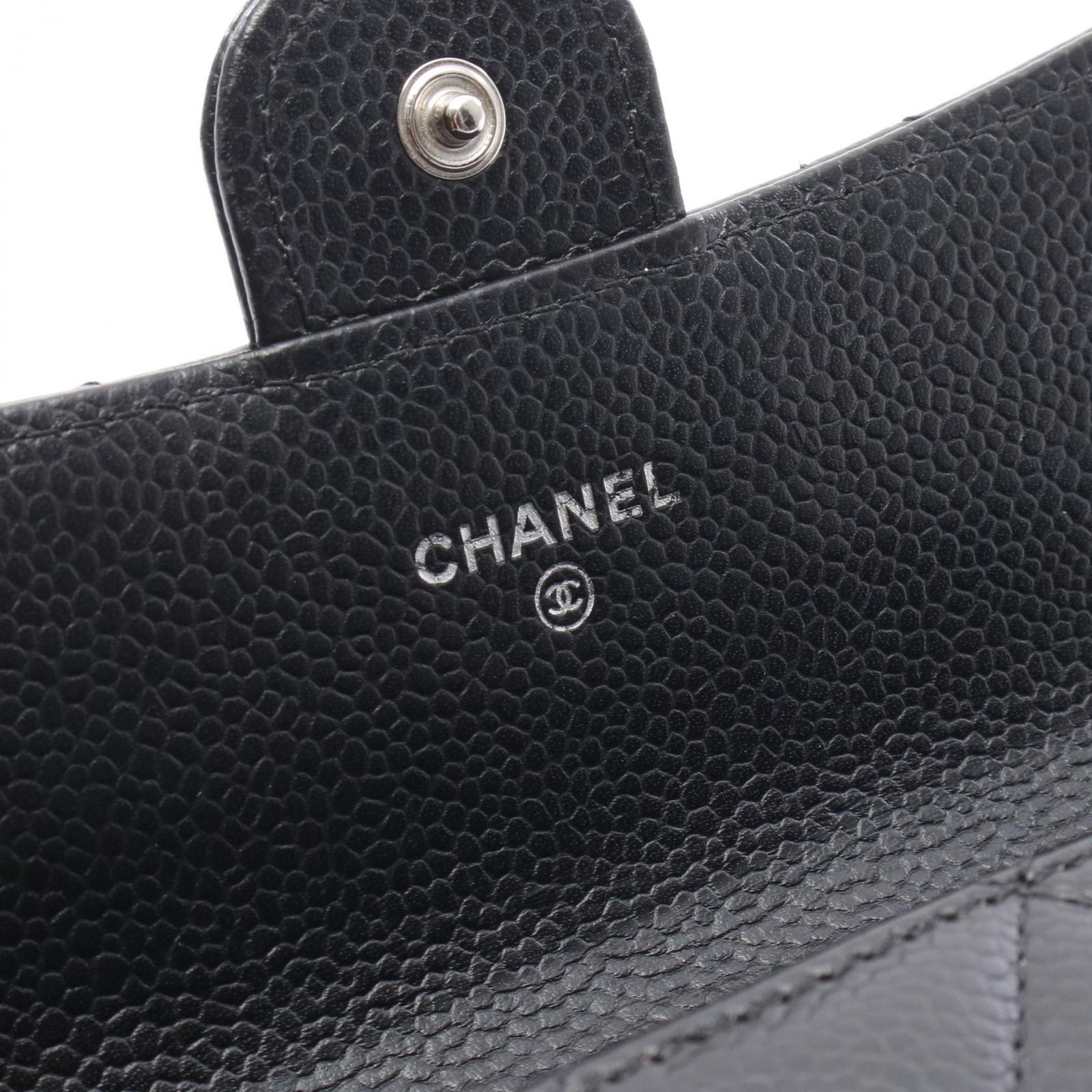 シャネル CHANEL 二つ折り長財布 クラシック ロング フラップ 