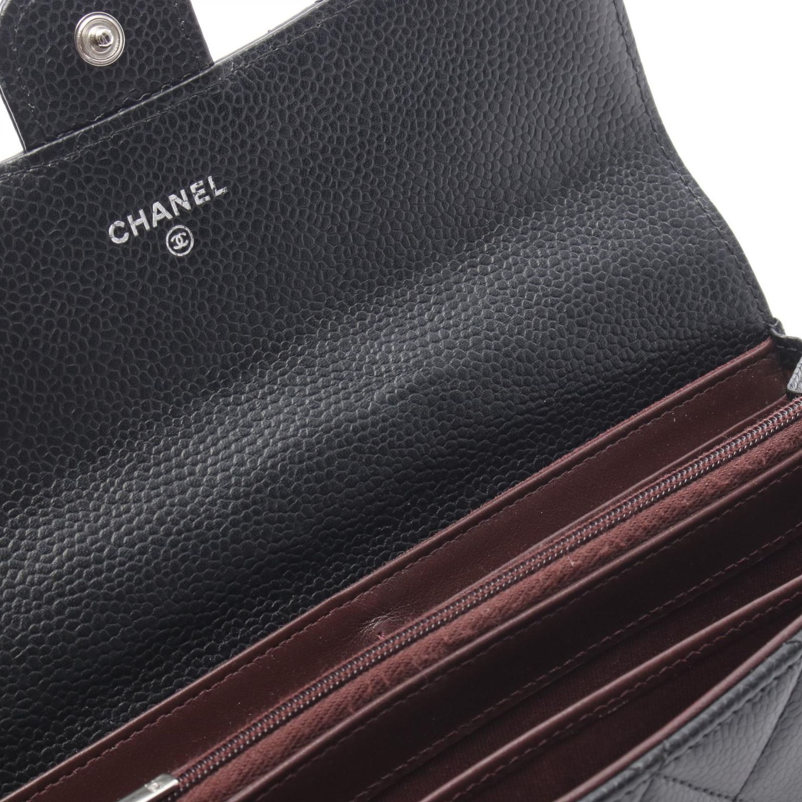 シャネル CHANEL 二つ折り長財布 クラシック ロング フラップ 