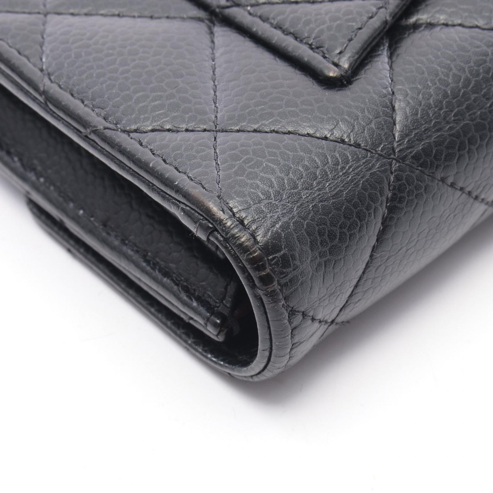 シャネル CHANEL 二つ折り長財布 クラシック ロング フラップ 