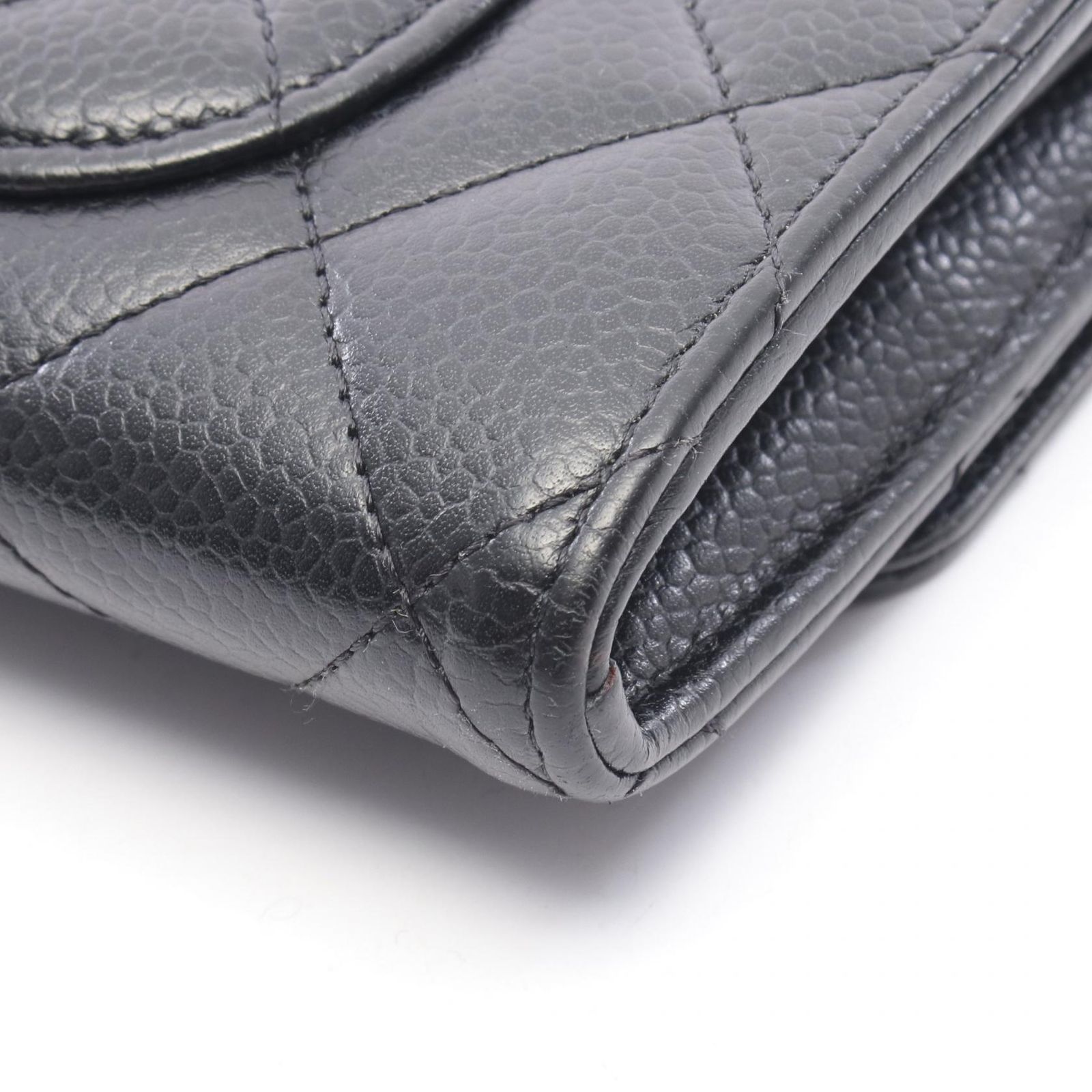 シャネル CHANEL 二つ折り長財布 クラシック ロング フラップ 