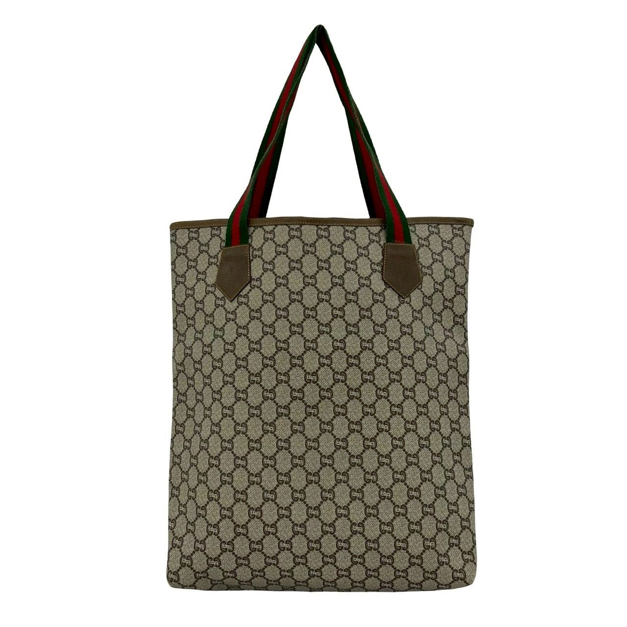GUCCI グッチ シェリーライン トートバッグ オールドグッチ ブラウン
