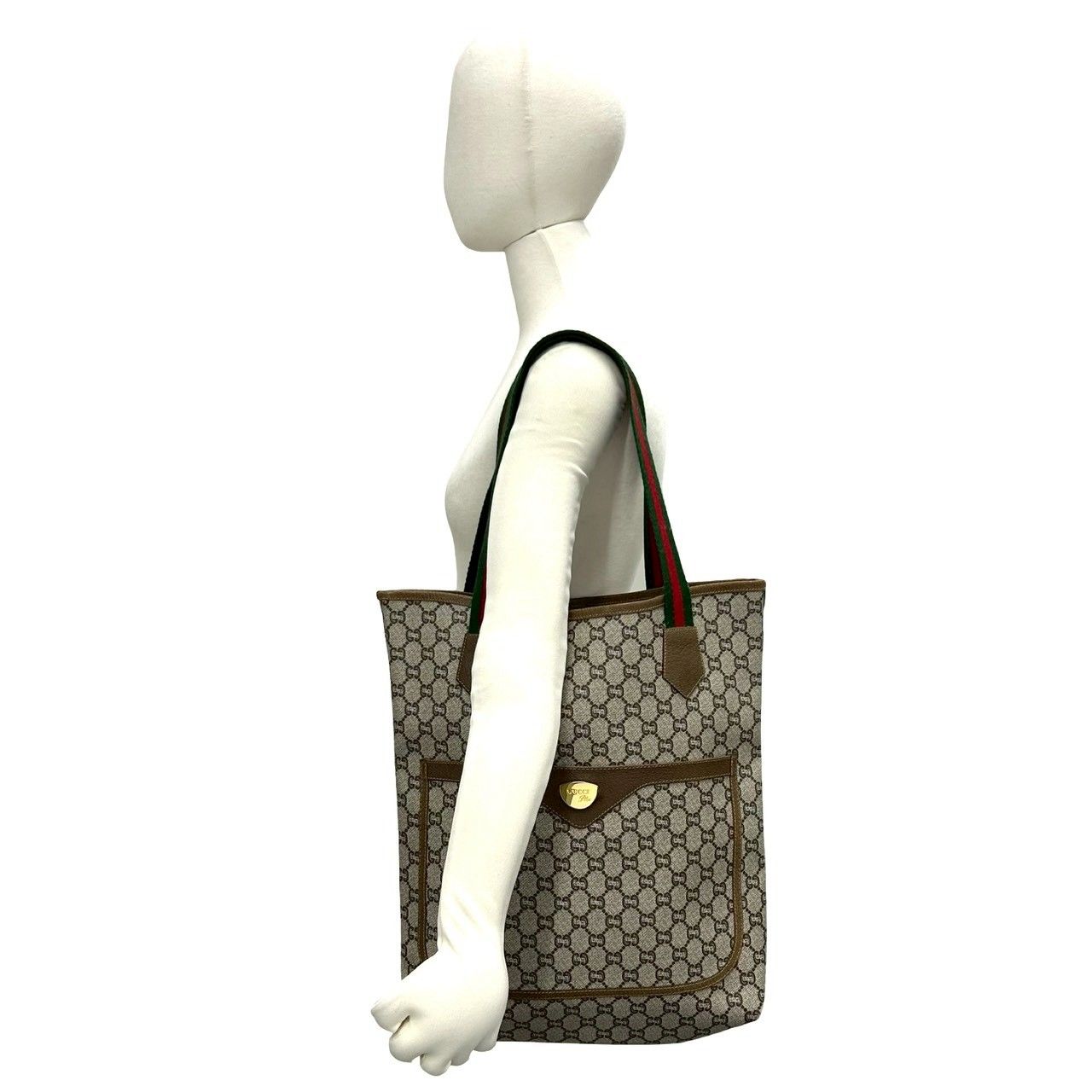 ほぼ未使用 GUCCI グッチ オールドグッチ ヴィンテージ シェリーライン