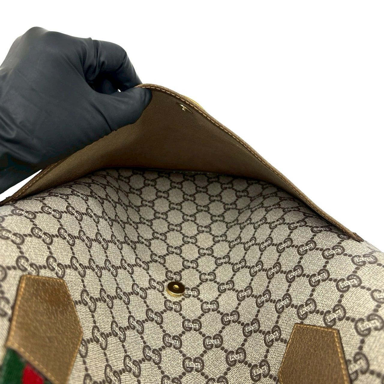 ほぼ未使用 GUCCI グッチ オールドグッチ ヴィンテージ シェリーライン 