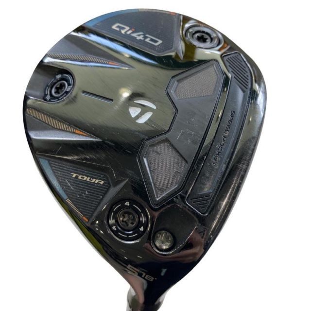 【中古】 テーラーメイド Qi4D TOUR 5W フェアウェイウッド FW 純正特注シャフト (フレックスR) メンズ 男性用 右利き 右用 Cランク ゴルフクラブ