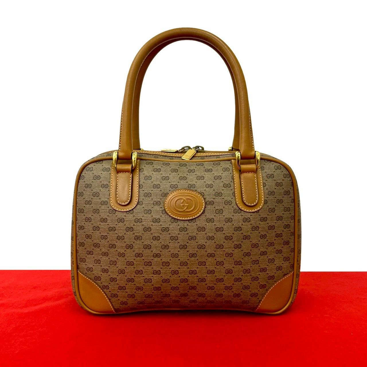 ほぼ未使用 GUCCI グッチ オールドグッチ ヴィンテージ マイクロGG 