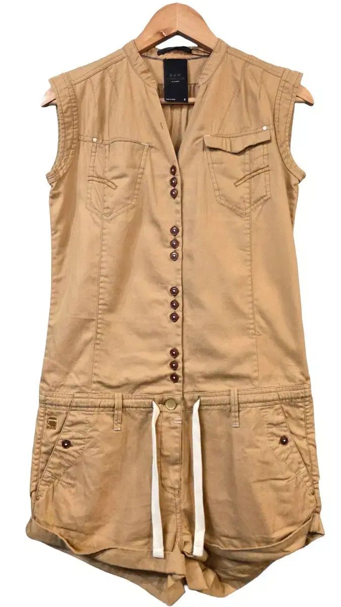 G-Star Raw ショート オールインワン ベージュ (S)