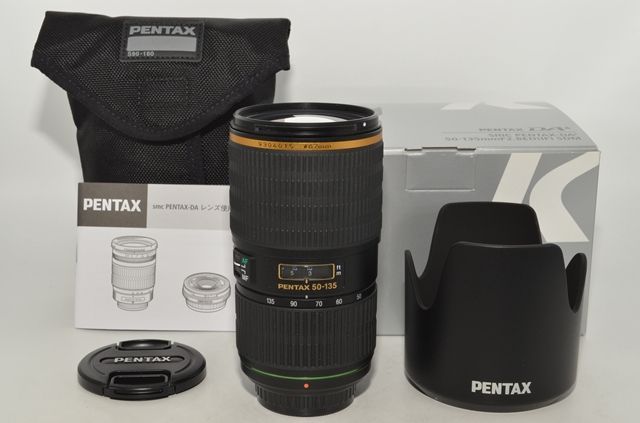 260345★ほぼ新品★ペンタックス smc PENTAX-DA★50-135mm F2.8 ED [IF] SDM 望遠ズームレンズ ブラック