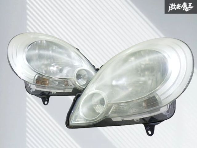 【割れ無し！】ルノー 純正 KWK4M カングー ハロゲン ヘッドライト ヘッドランプ レンズ 左右セット 左右 KOITO 100-16916 即納 棚