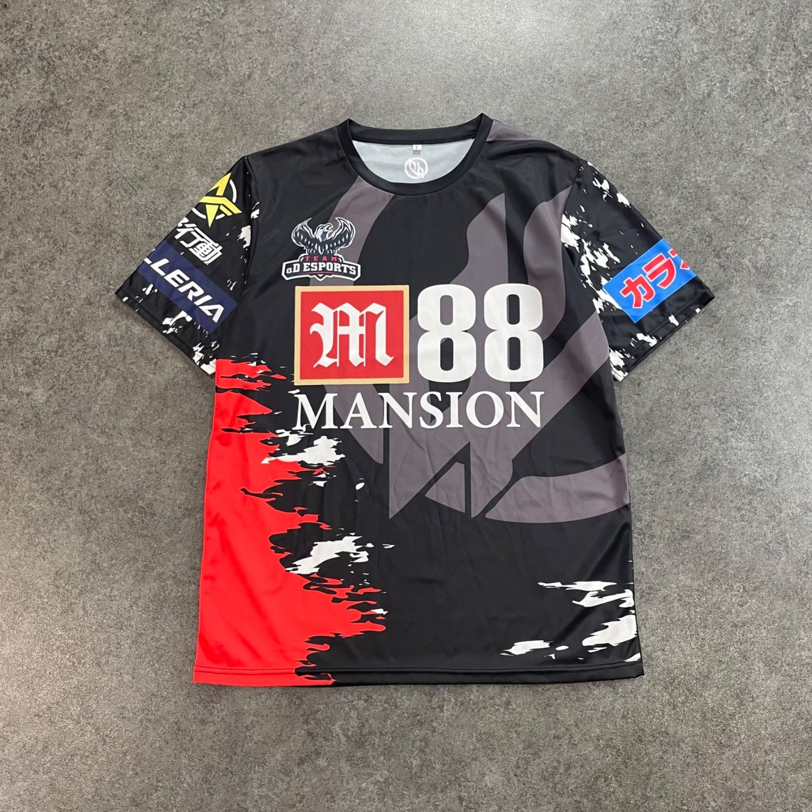 美USED esports aD eスポーツ 半袖 ユニフォーム Tシャツ プリント メンズ L
