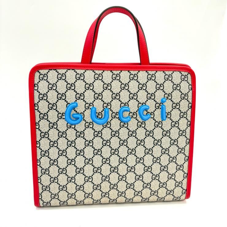 極美品】GUCCI グッチ チルドレンズ プリント GG トートバッグ 