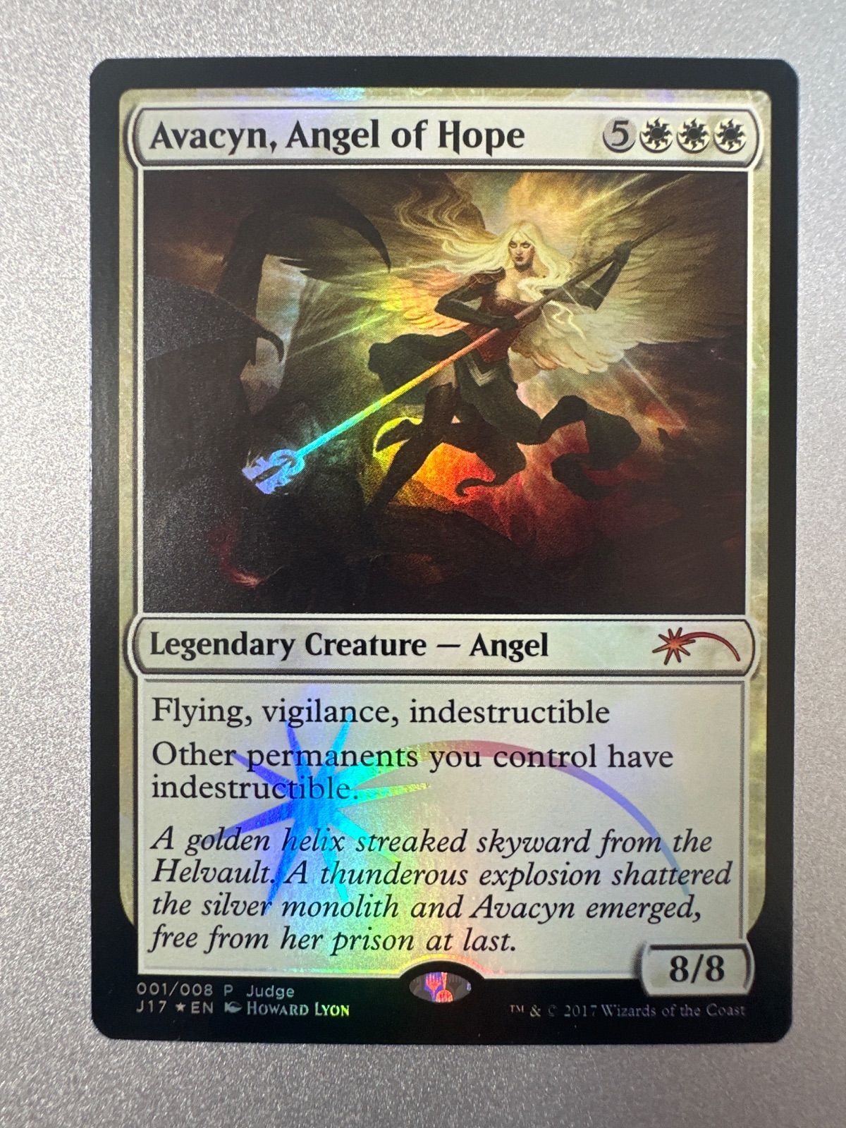MTG 希望の天使アヴァシン foil (ジャッジ褒章 EN)