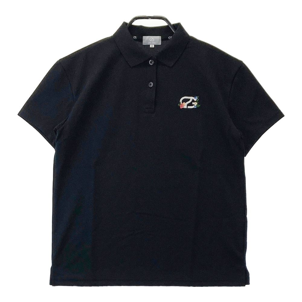 サイズ：2 CPG GOLF シーピージーゴルフ 1109-25111 半袖ポロシャツ ブラック系 [240101675858] ゴルフウェア レディース ストスト