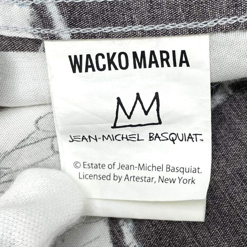 中古】WACKO×MARIAJEAN-MICHEL BASQUIAT アロハシャツ サイズL