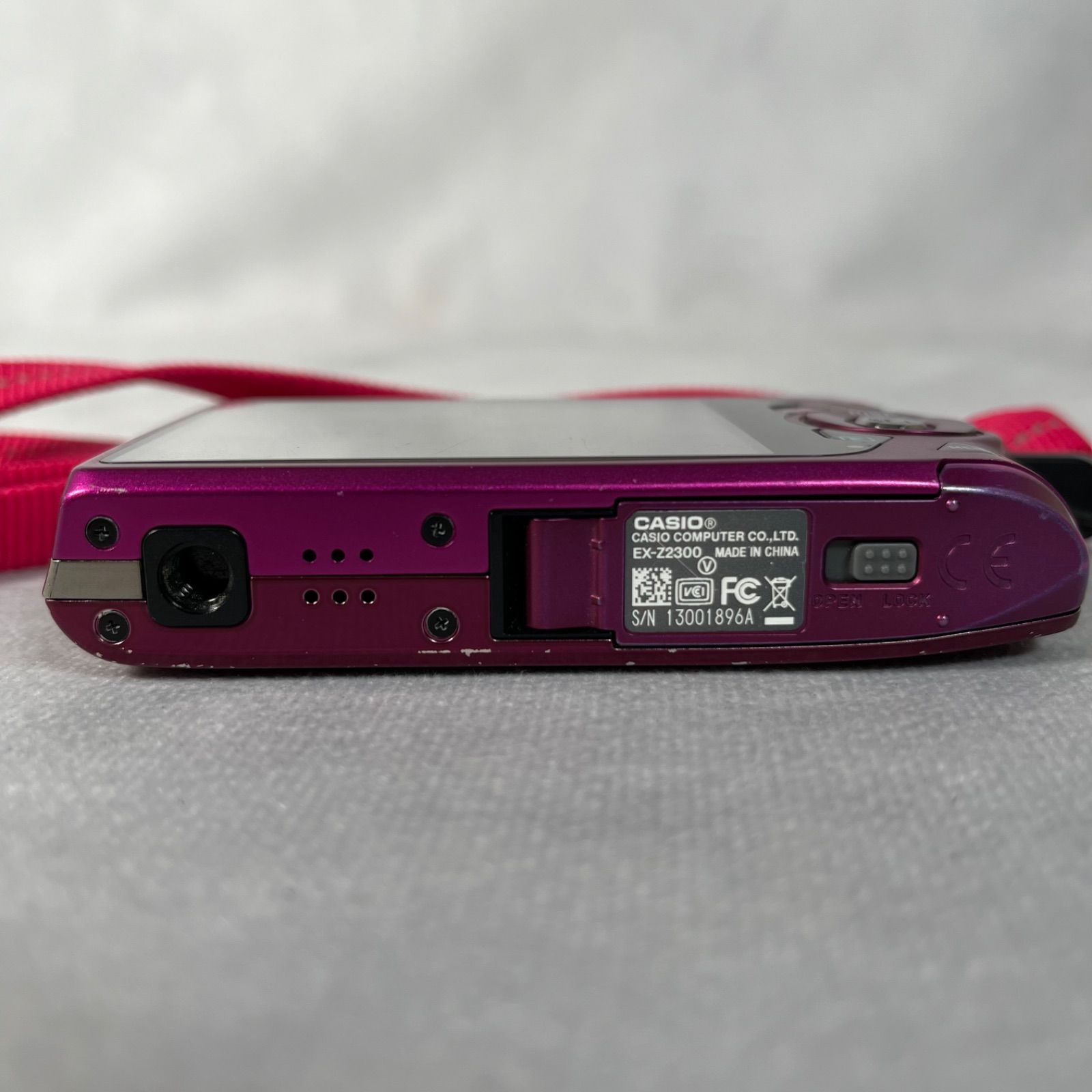 CASIO カメラ エクシリム EX-Z2300 パープル 紫 コンデジ 動作品