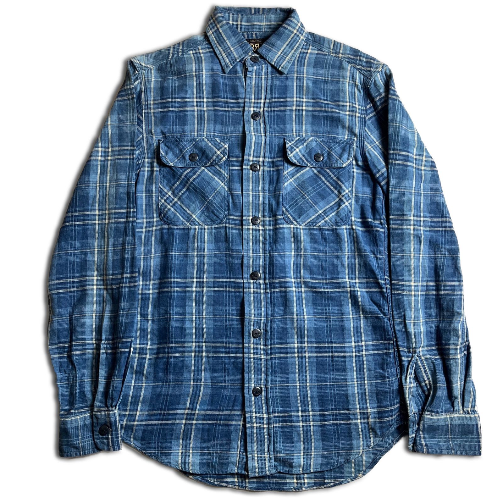 ジョニーデップ着用】RRL チェック ネルシャツ XS ダブルアールエル