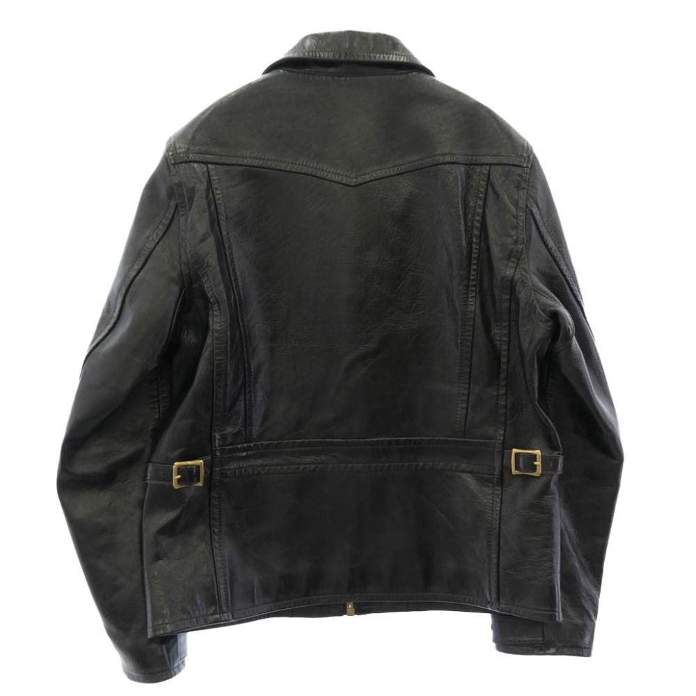 ORGUEIL オルゲイユ Horse Leather Single Riders Jacket 茶芯 ホース