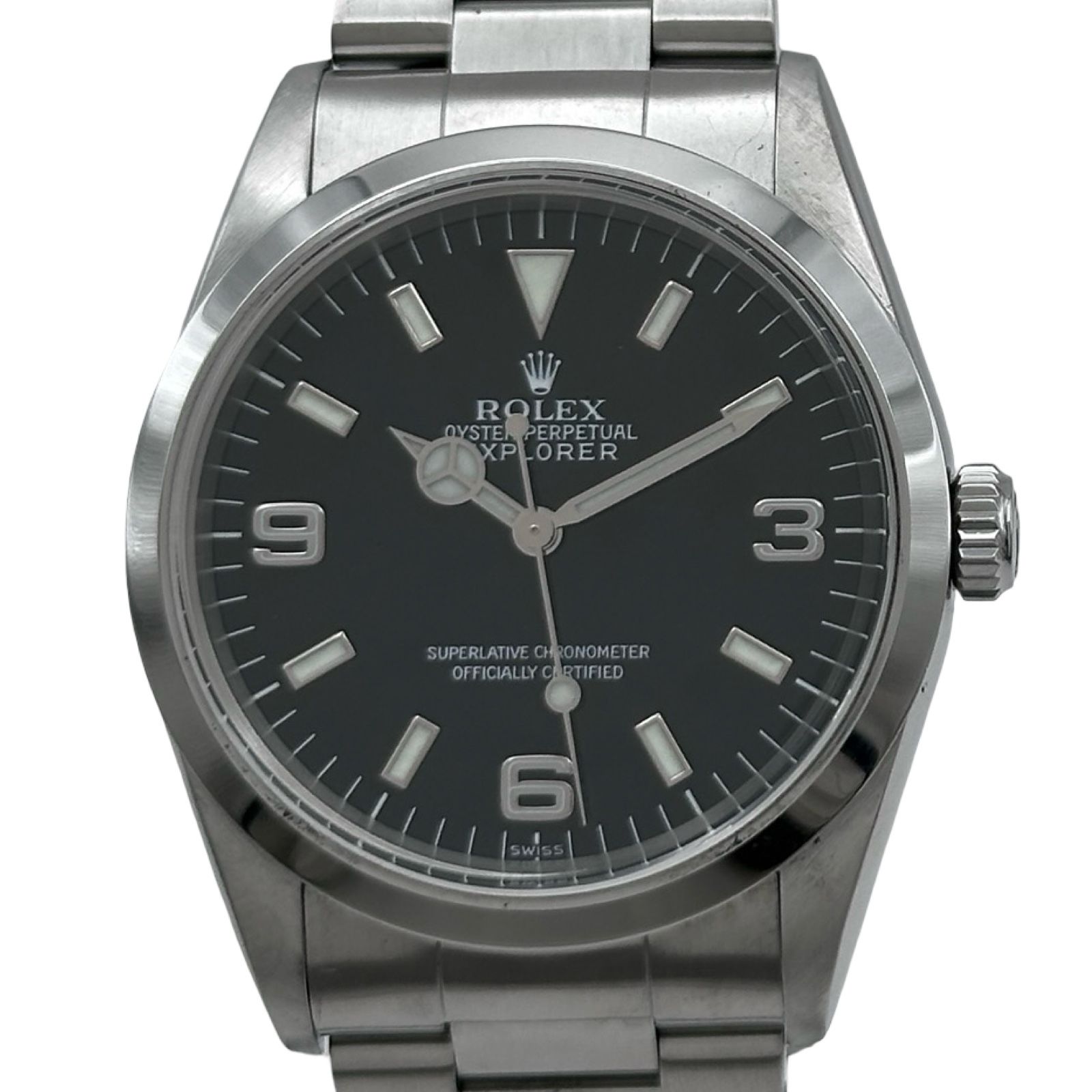 ロレックス ROLEX エクスプローラー１ 14270 ブラック ステンレススチール 自動巻き メンズ 腕時計