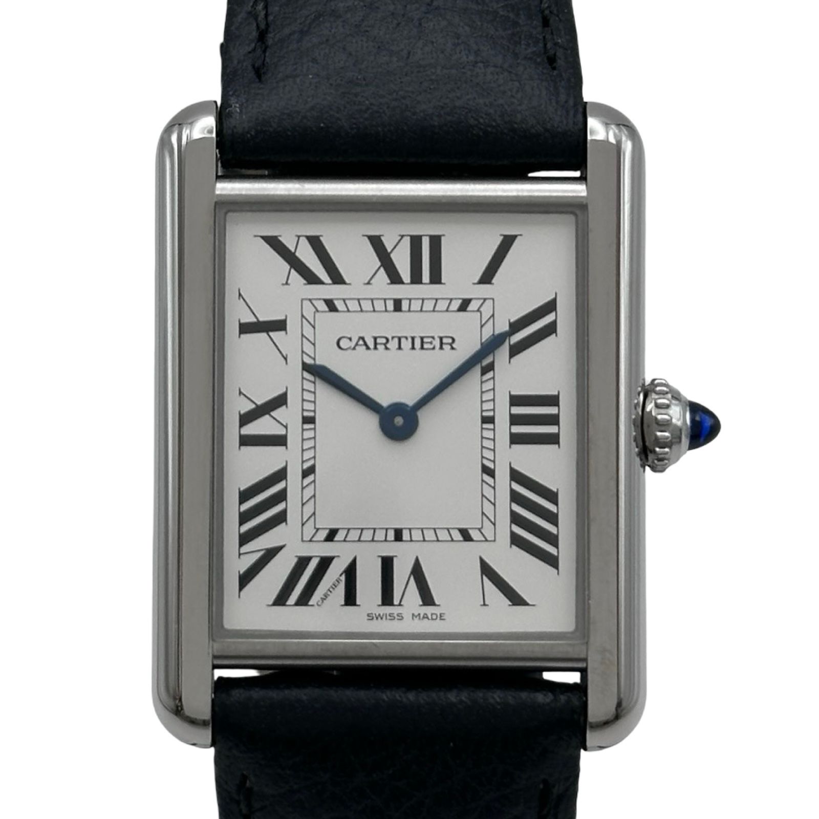 カルティエ Cartier タンク マスト LM WSTA0041 シルバー ステンレススチール クオーツ メンズ 腕時計