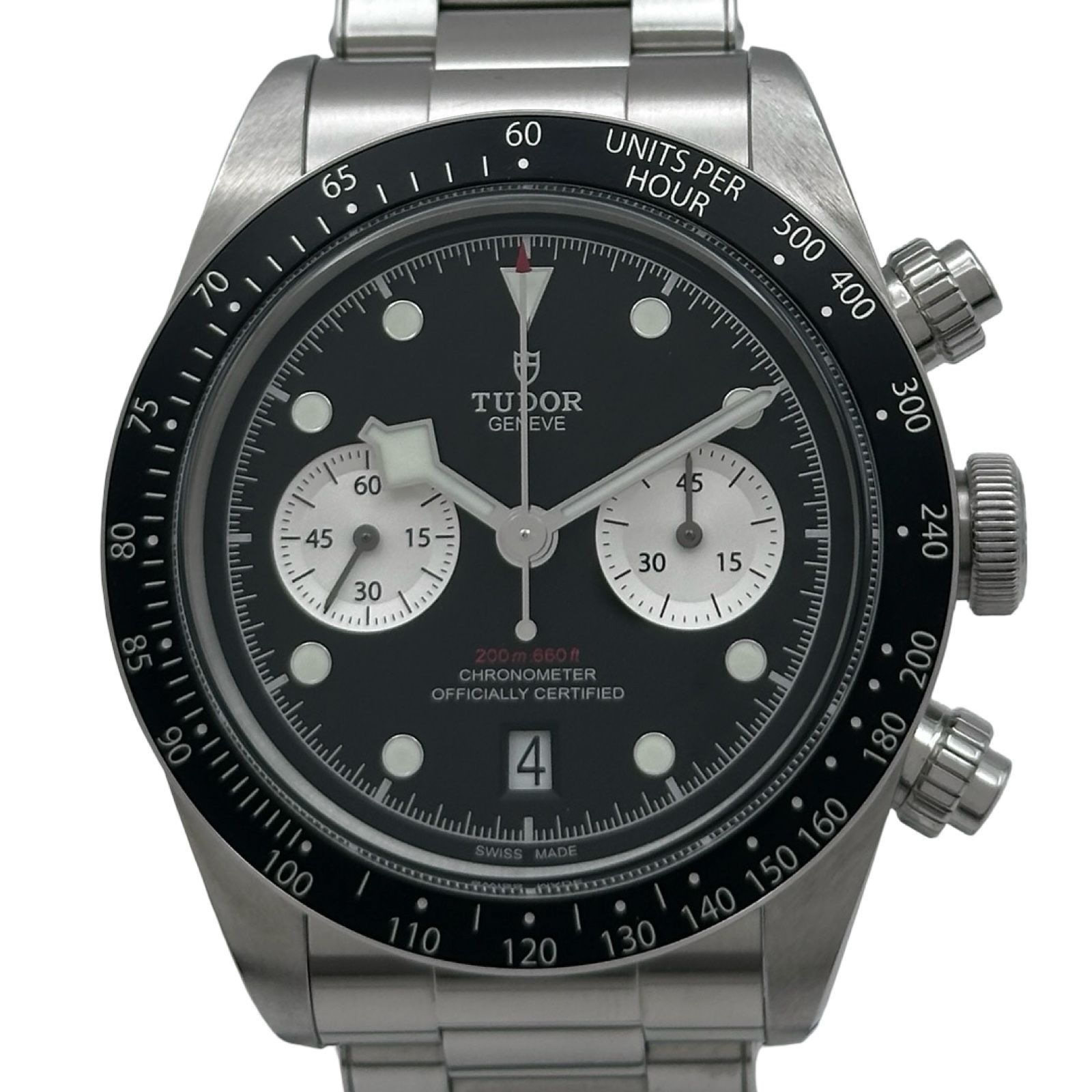 チューダー/チュードル TUDOR ブラックベイ クロノ 79360N ブラック ステンレススチール 自動巻き メンズ 腕時計