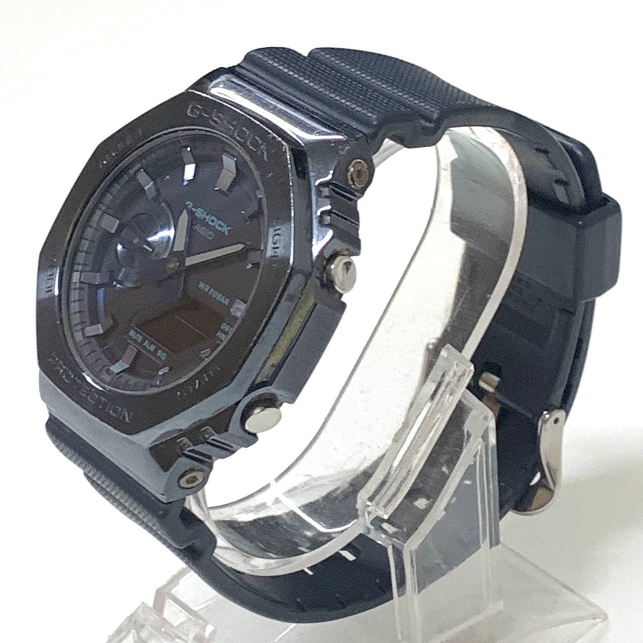 CASIO】G-SHOCK/ GM-2100Nアナログデジタル腕時計/ブラック/ブルー 