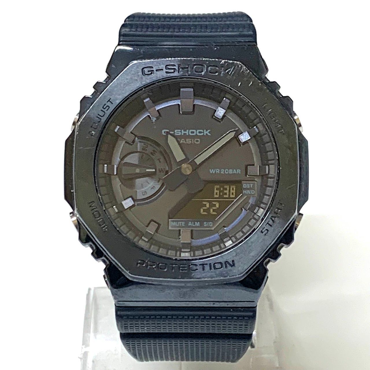 CASIO】G-SHOCK/ GM-2100Nアナログデジタル腕時計/ブラック/ブルー 