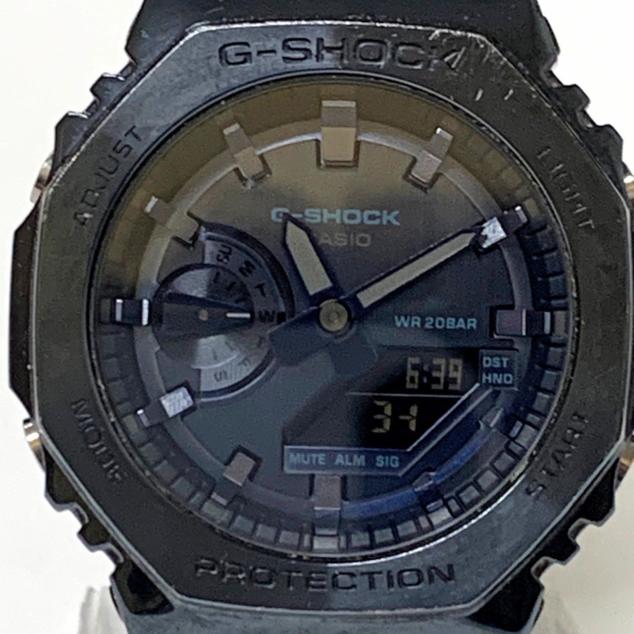 CASIO】G-SHOCK/ GM-2100Nアナログデジタル腕時計/ブラック/ブルー 