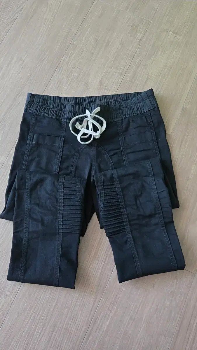新品コンディション/RICK OWENS リックオウエンス 正規品 バイカー パンツ