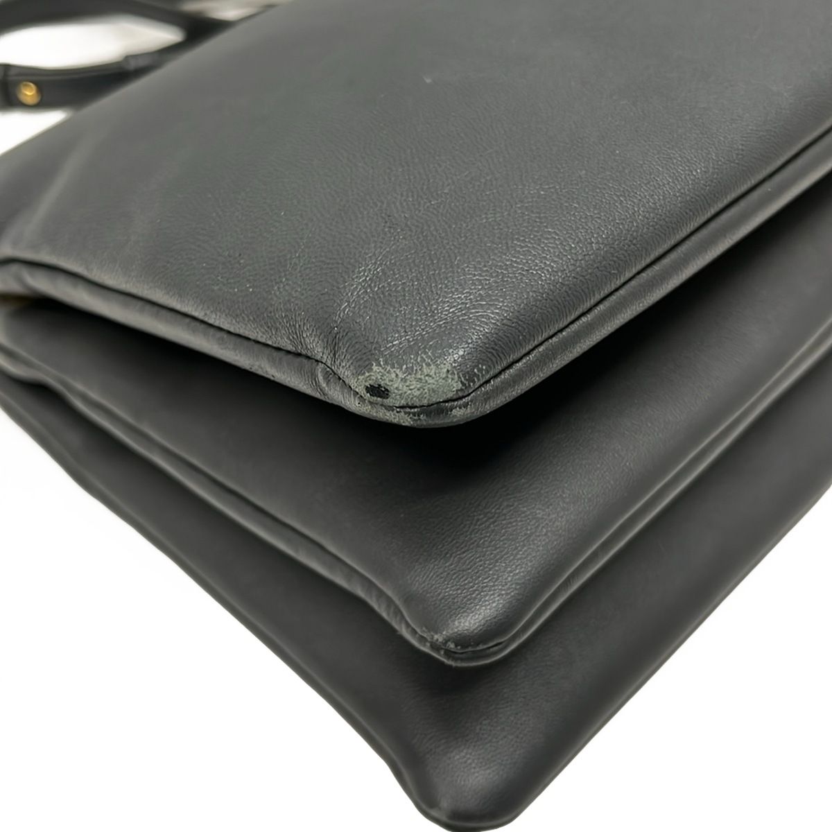 CELINE(セリーヌ) ショルダーバッグ トリオラージ グレー レザー