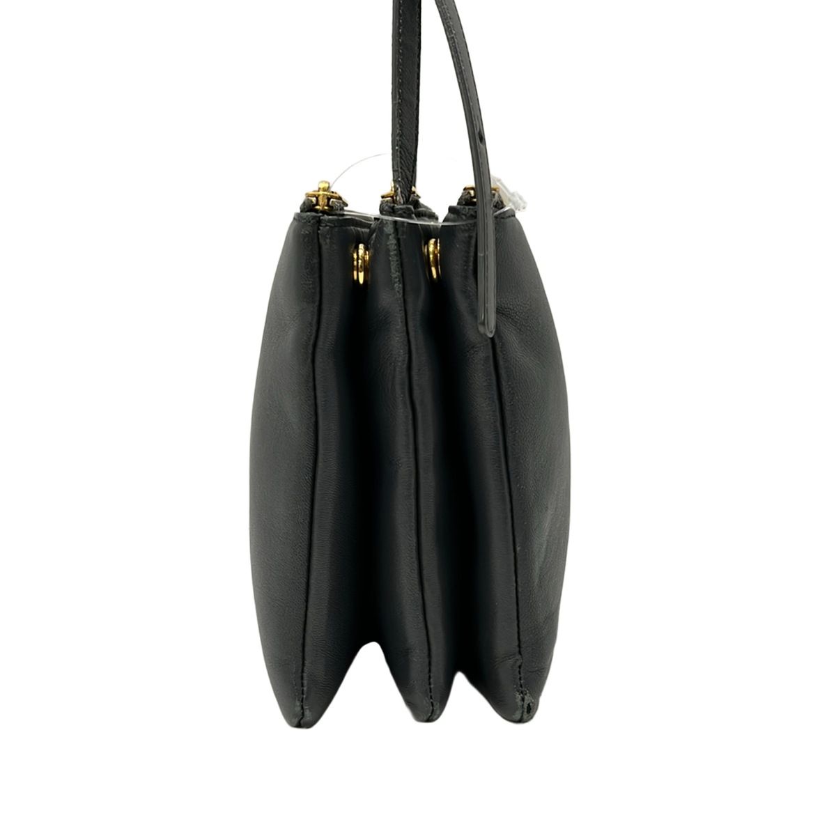 CELINE(セリーヌ) ショルダーバッグ トリオラージ グレー レザー 