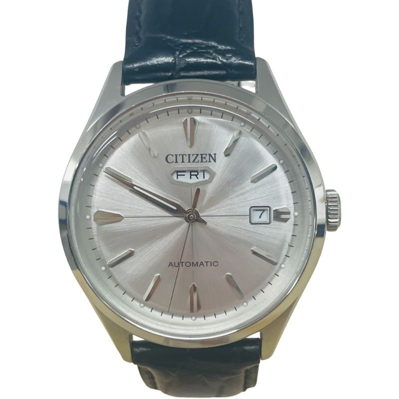 CITIZEN シチズン レコードレーベル C7 8200-S129001 腕時計メンズ 自動巻き シルバー文字盤 動作品 【中古】 12605K142
