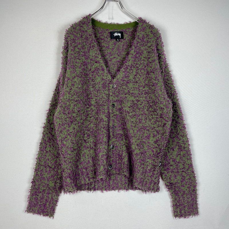 【中古品】 STUSSY ステューシー TEXTURED CARDIGAN 117291 テクスチャード カーディガン 長袖 トップス 【142-260513-yo-08-tei】